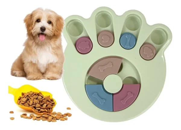 Comedero interactivo para perros, rompecabezas para mascotas