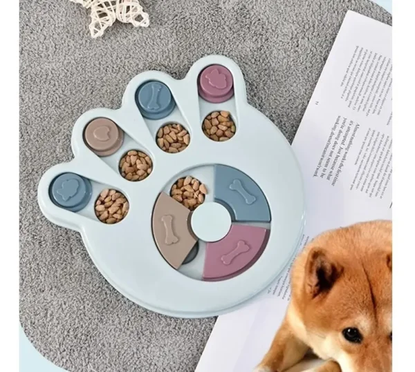 Comedero interactivo para perros, rompecabezas para mascotas