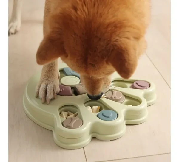 Comedero interactivo para perros, rompecabezas para mascotas