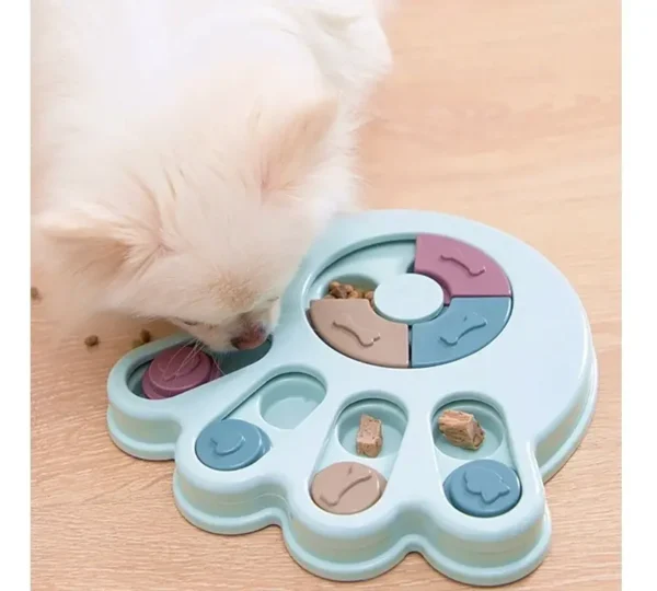 Comedero interactivo para perros, rompecabezas para mascotas