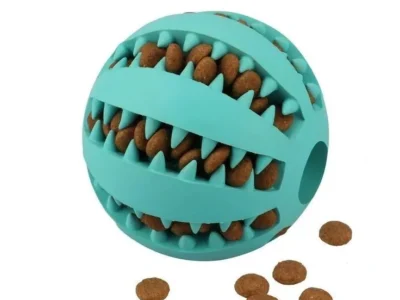 Pelota interactiva dispensadora de comida