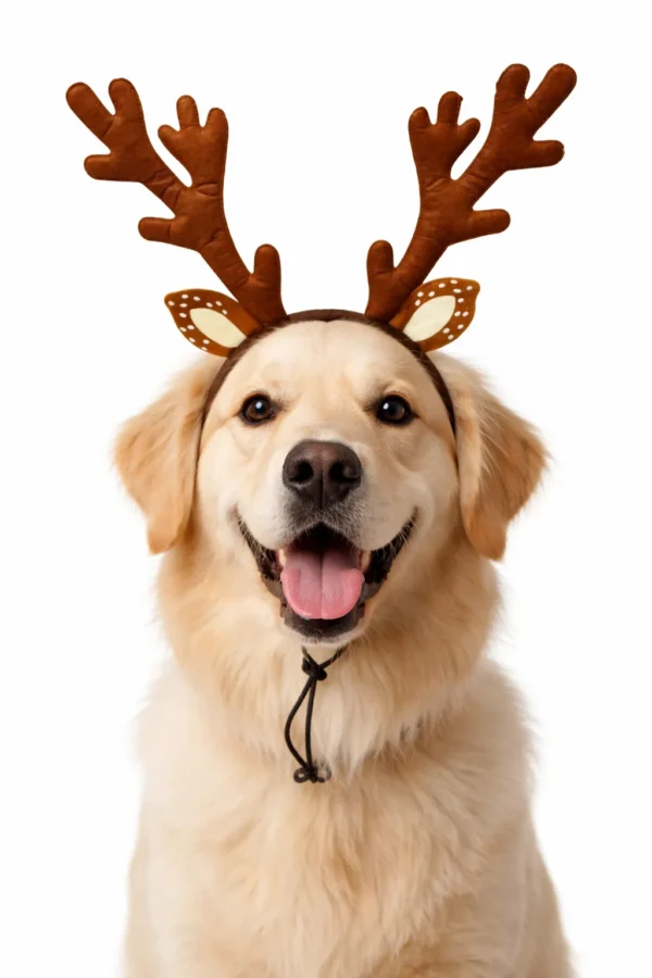 Accesorio de reno navideño para mascotas
