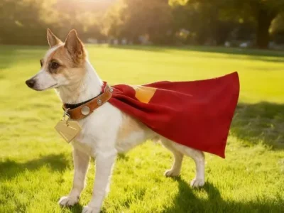 Disfraz de superhéroe para mascotas