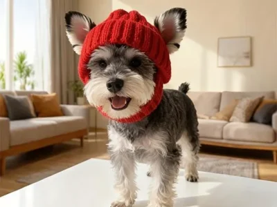 Gorro para perro tamaño S