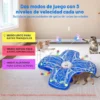 Juguete Interactivo para Gatos 3 en 1 - Centro de Juegos Recargable con Movimiento y Sonido